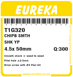 T1G320 - Chipboard Screw -T1G320_Label_T
